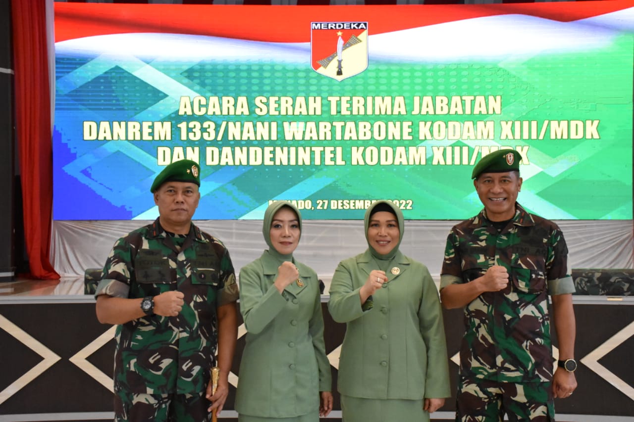 Pangdam XIII Merdeka Pimpin Acara Serah Terima Jabatan Danrem 133 NW